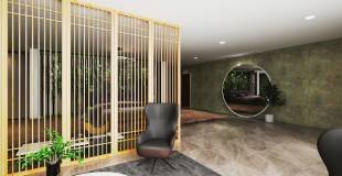 Seamless Acoustic Plaster